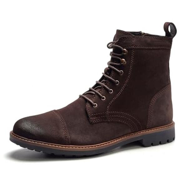 Anthony Veer Mens Wilder Ankle Boots US 12 M EU 45 Brown Suede Cap Toe NIB main image 5